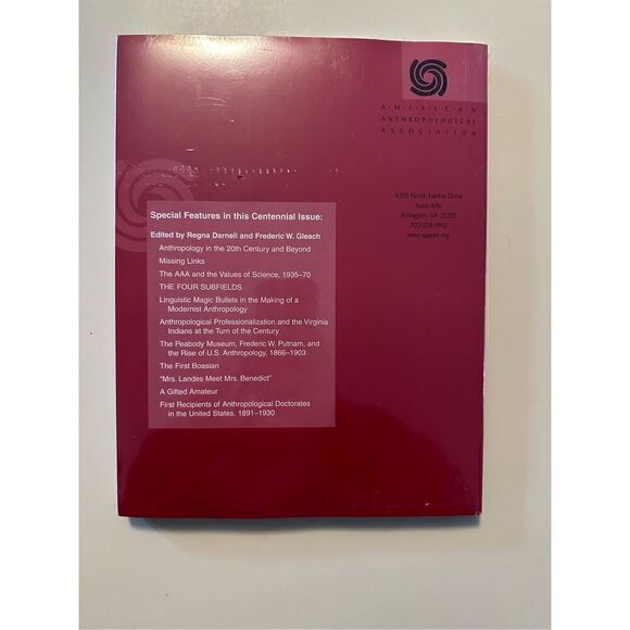 Anthropological Professionalization Turn Century in American Anthropologist Book - Picture 3 of 5